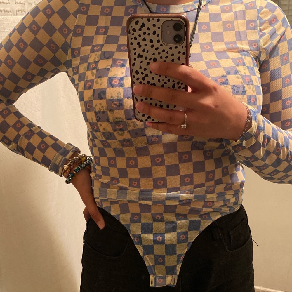 Mesh long sleeve